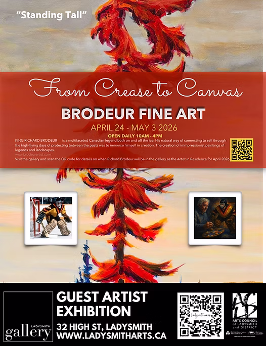 Art exhibition featuring Canadian artist
